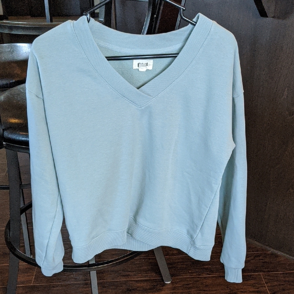 Pact V Neck Courtside Sweatshirt